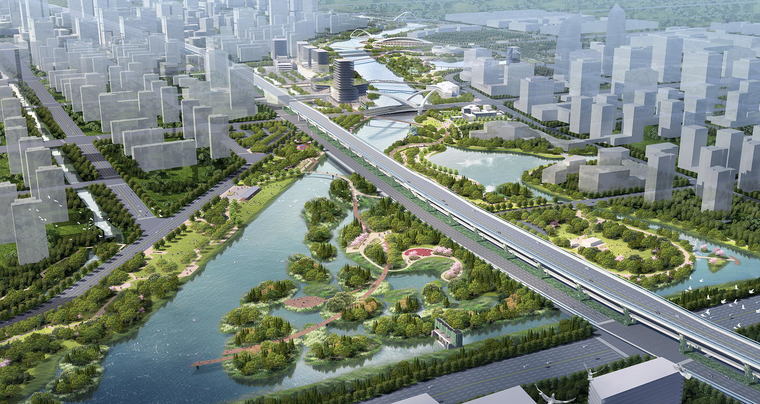 北京水泥轻质隔墙板安装案例之宁波奉化生态滨江公园